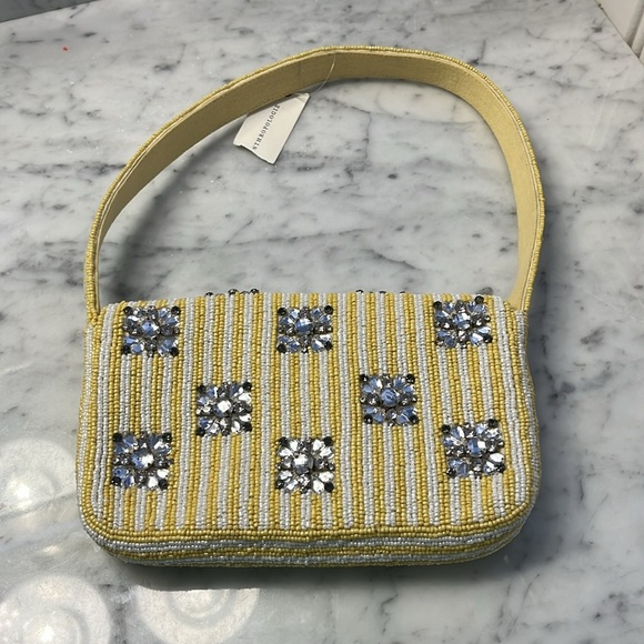 Anthropologie The Fiona Beaded Bag -Geometric Edition NWT - Picture 7 of 15